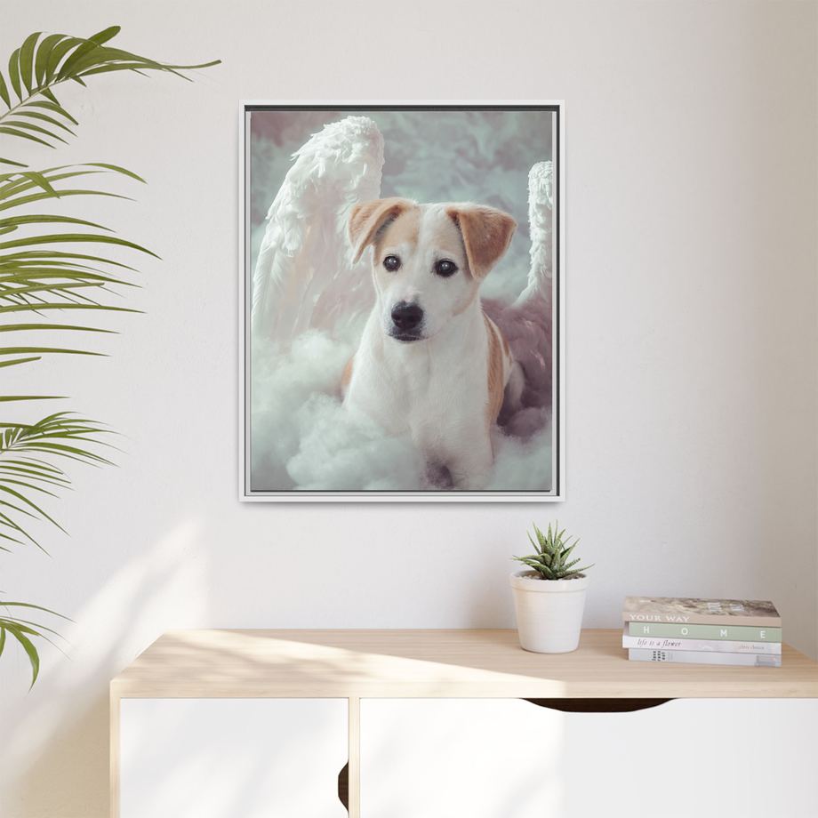 Framed 24x30 White context