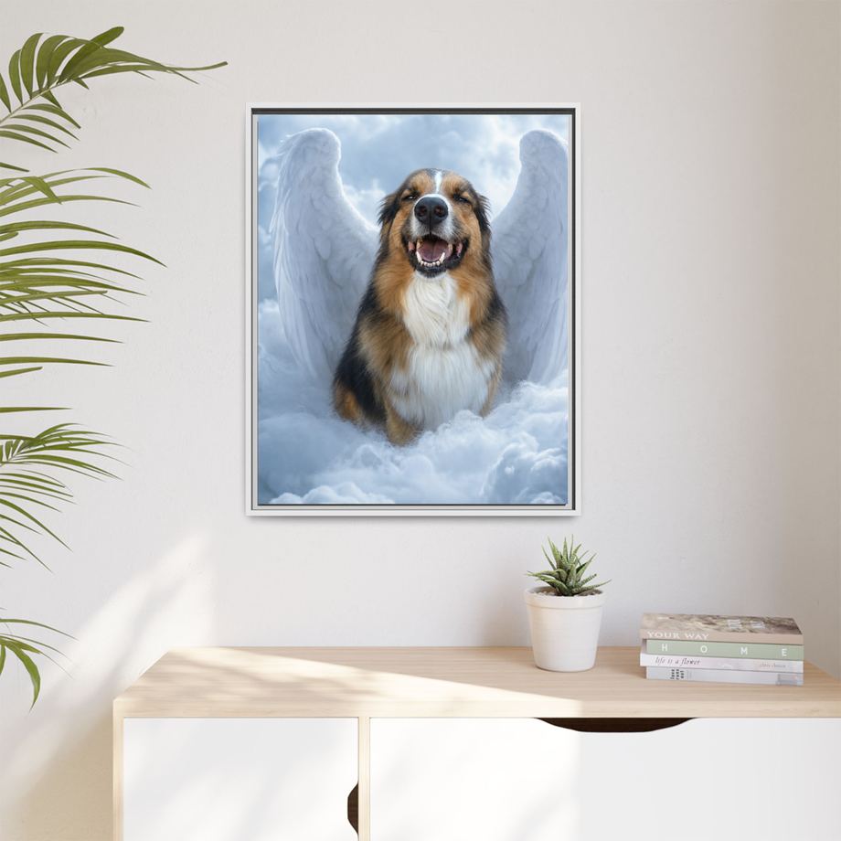 Framed 24x30 White context