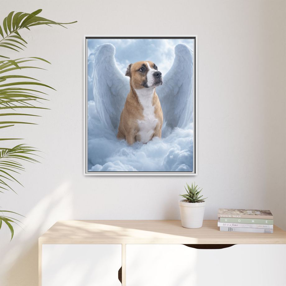 Framed 24x30 White context