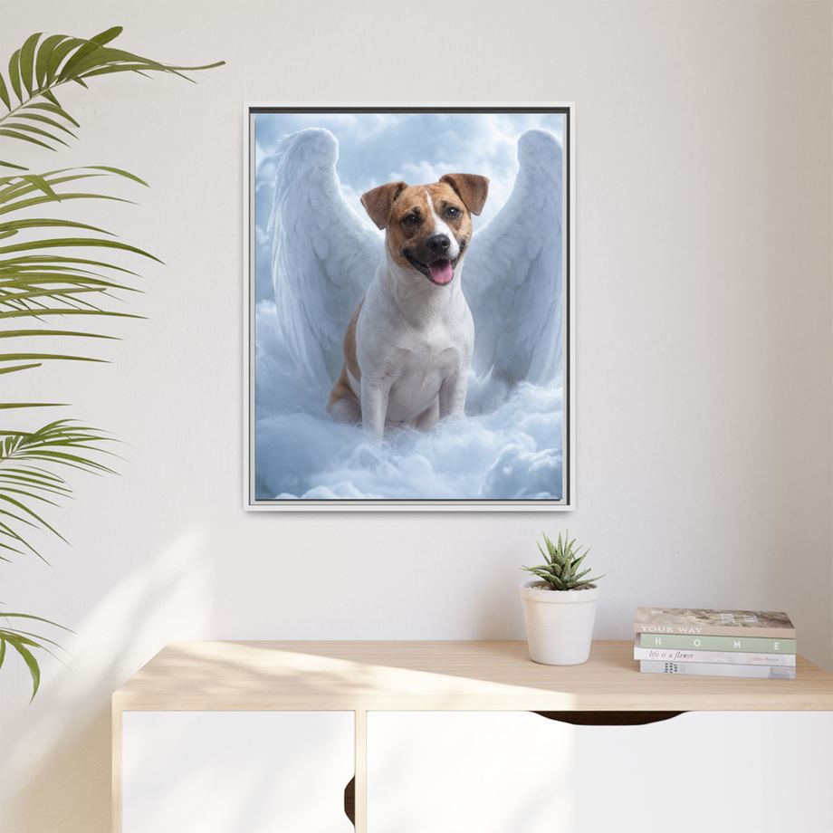 Framed 24x30 White context