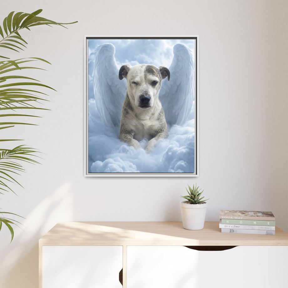 Framed 24x30 White context