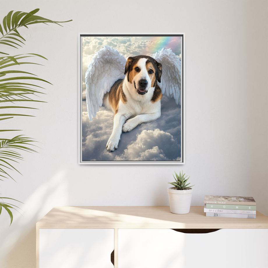 Framed 24x30 White context