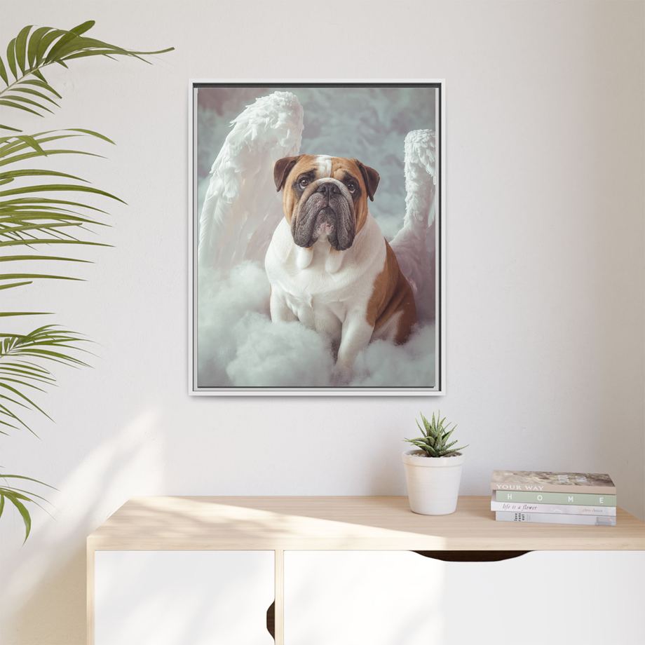 Framed 24x30 White context