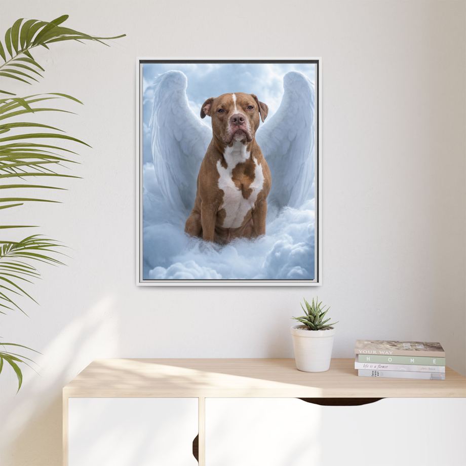 Framed 24x30 White context