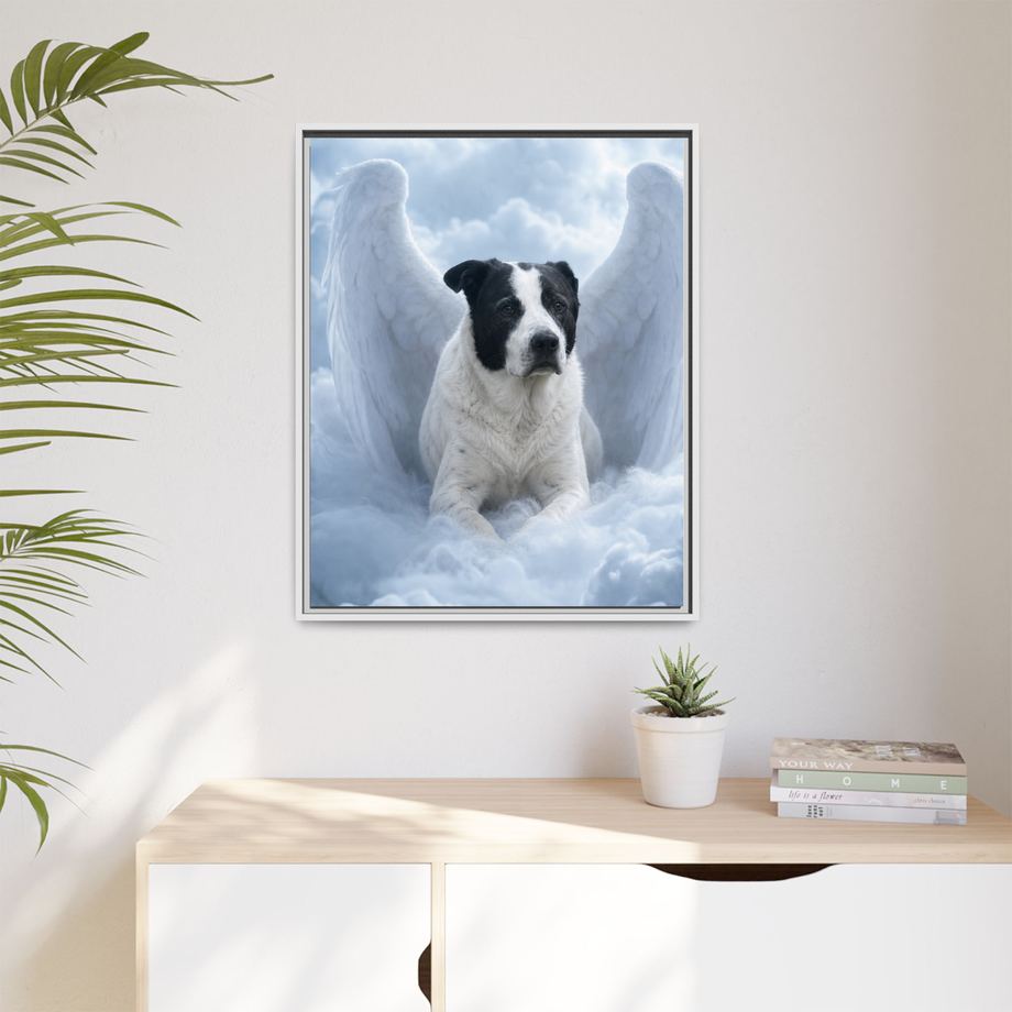 Framed 24x30 White context
