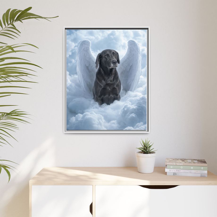 Framed 24x30 White context