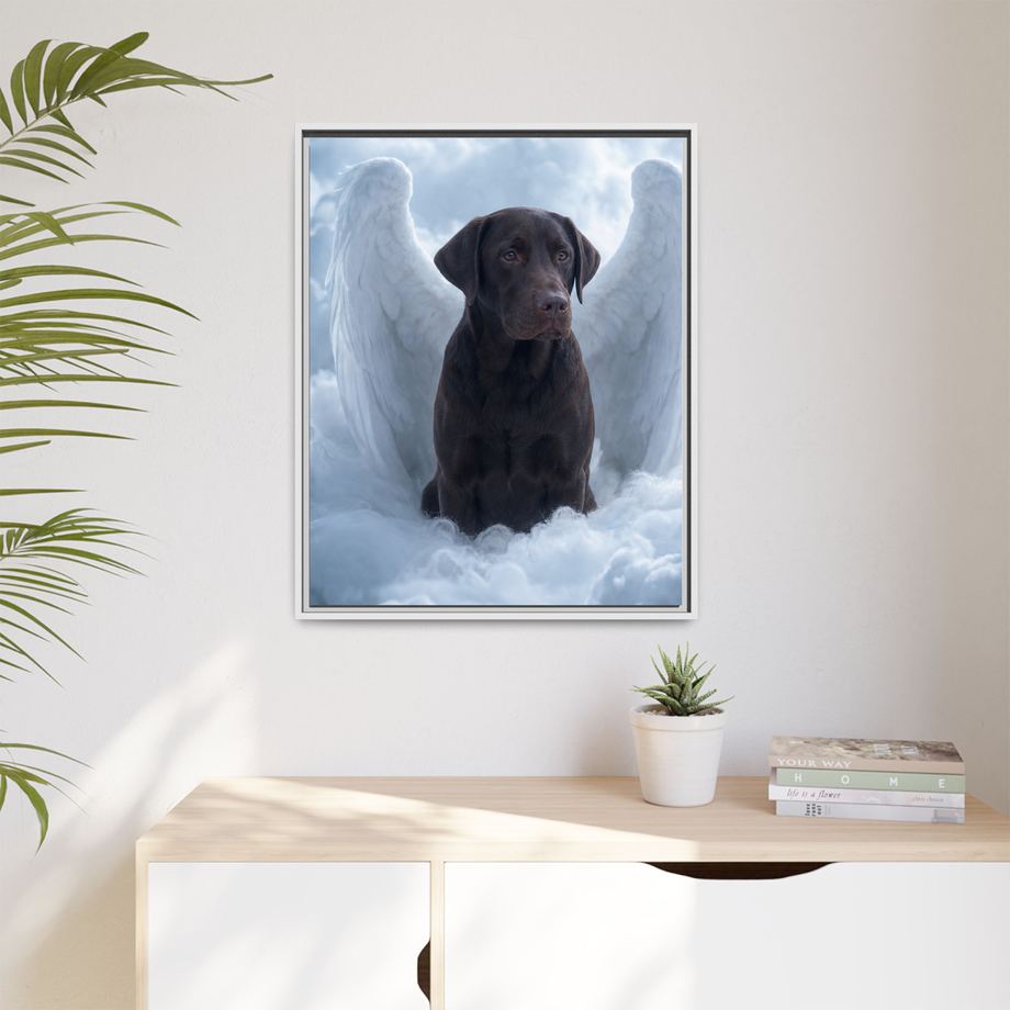 Framed 24x30 White context