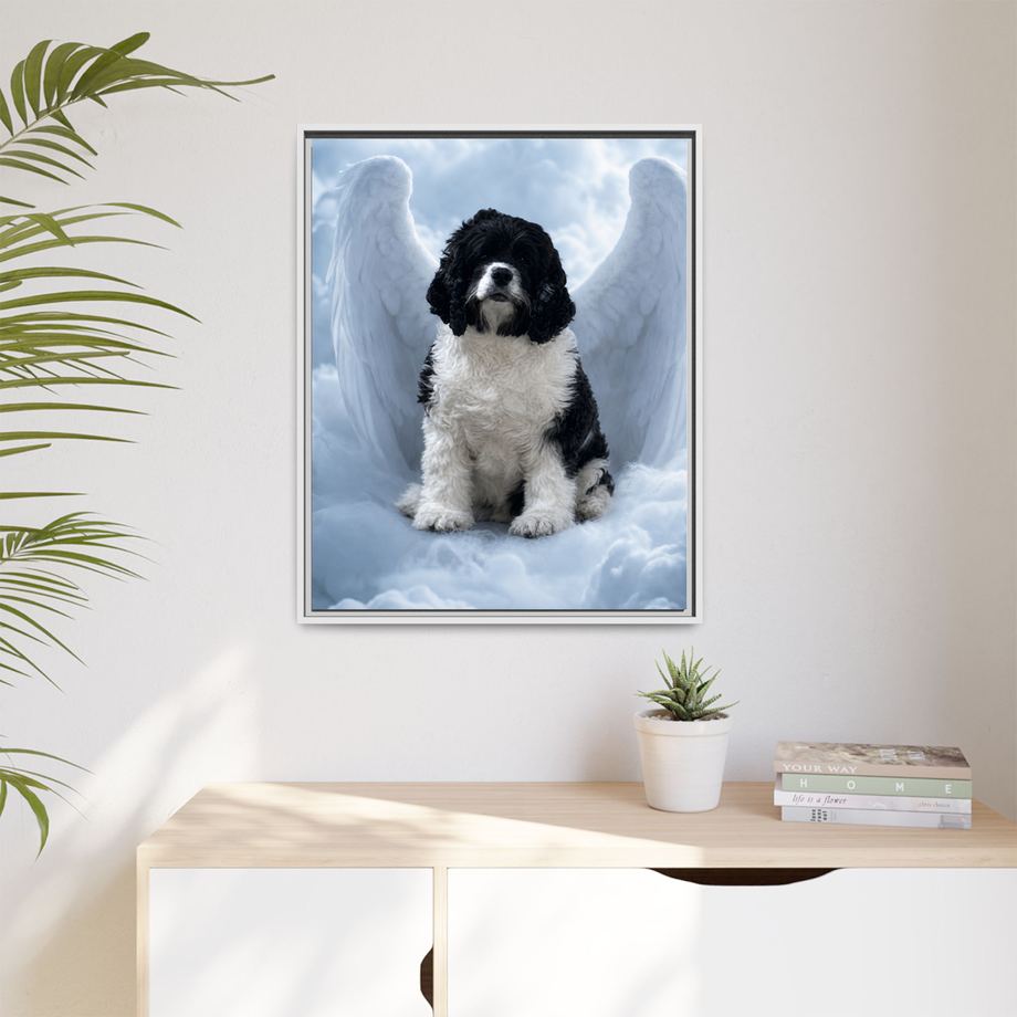 Framed 24x30 White context