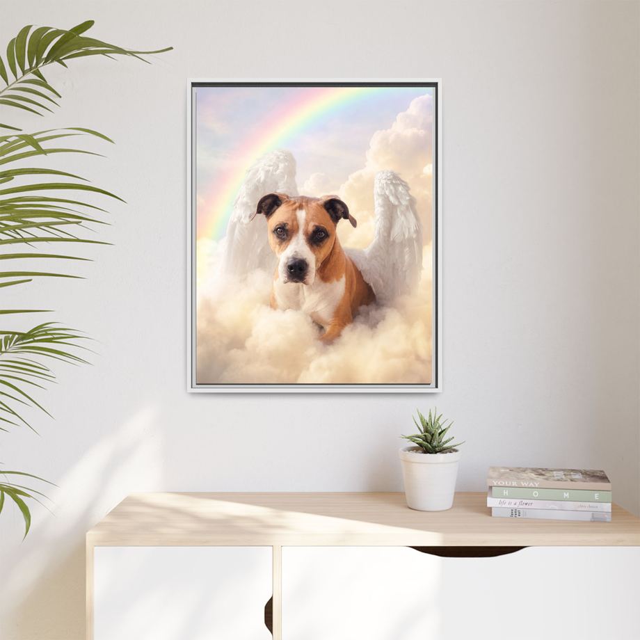Framed 24x30 White context