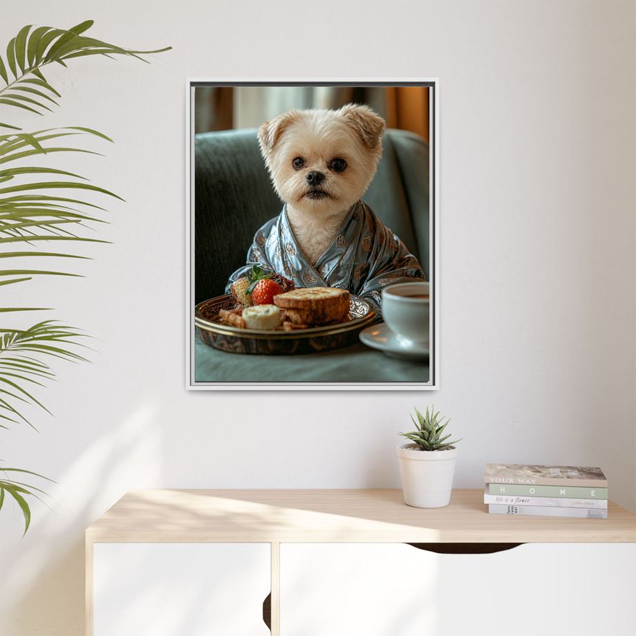 Framed 24x30 White context