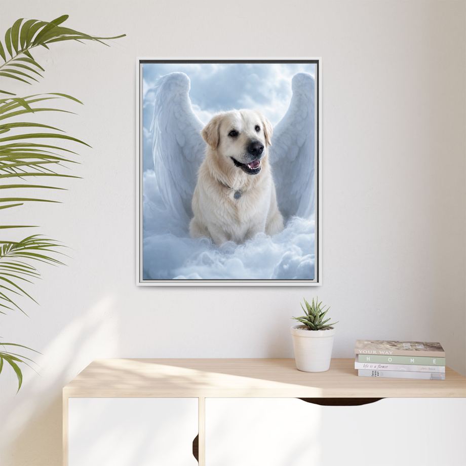 Framed 24x30 White context