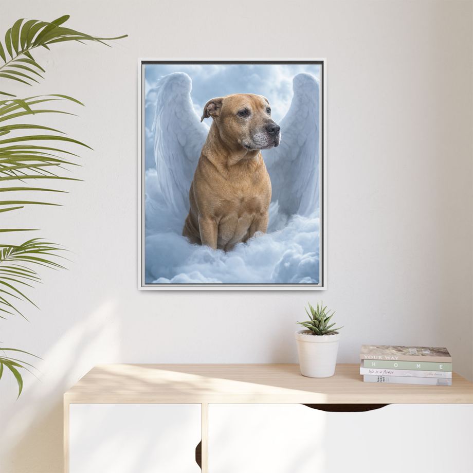 Framed 24x30 White context