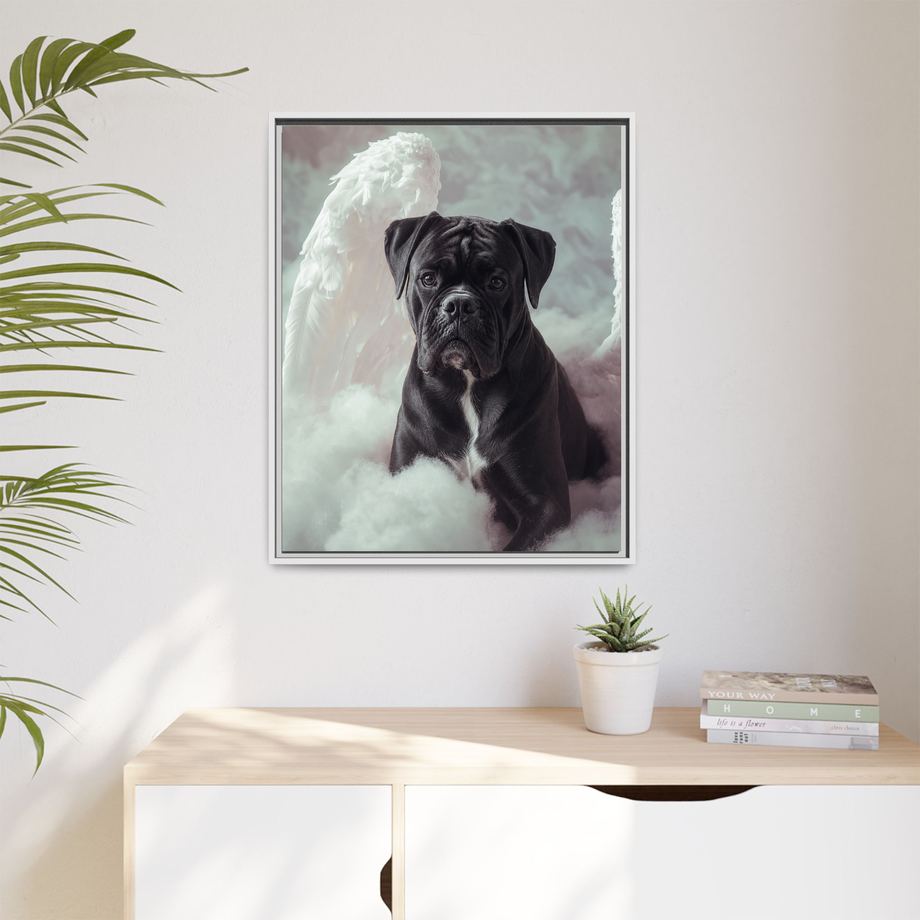 Framed 24x30 White context