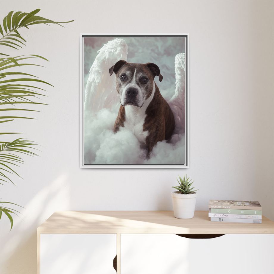 Framed 24x30 White context