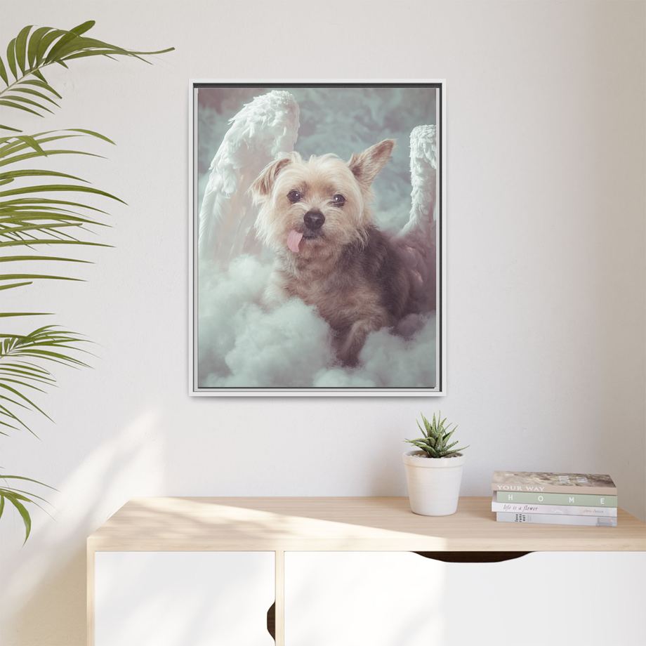 Framed 24x30 White context
