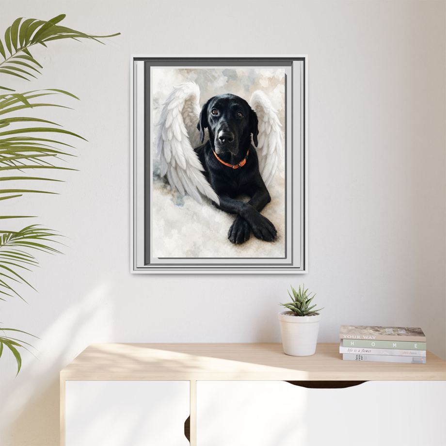 Framed 24x30 White context