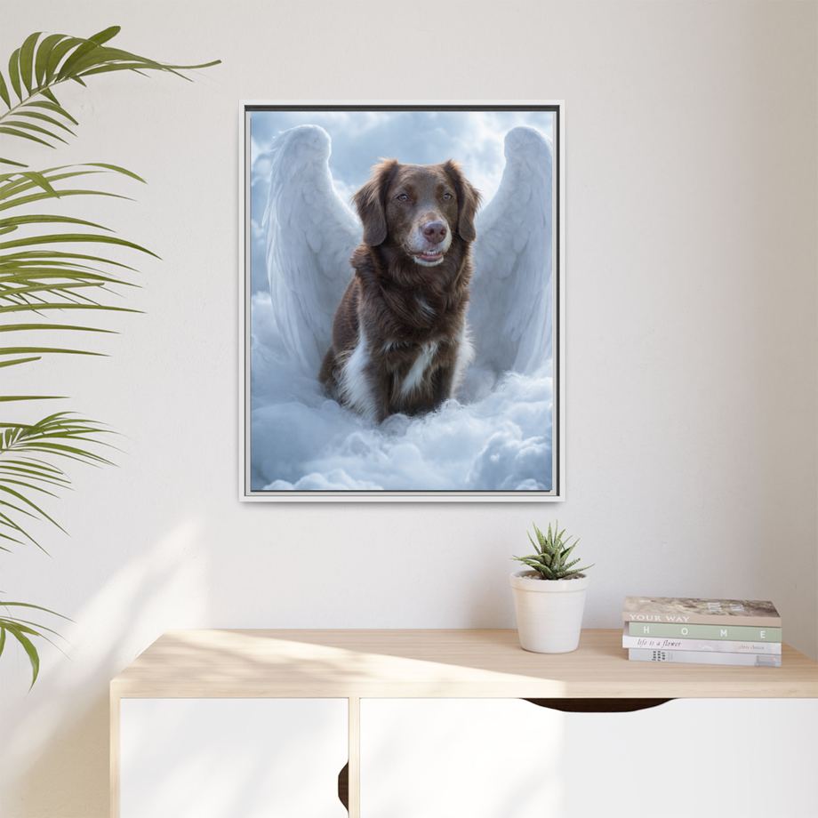 Framed 24x30 White context