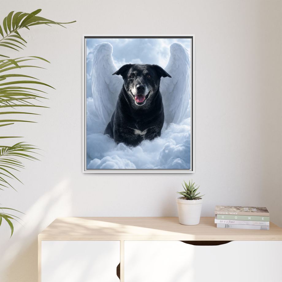 Framed 24x30 White context
