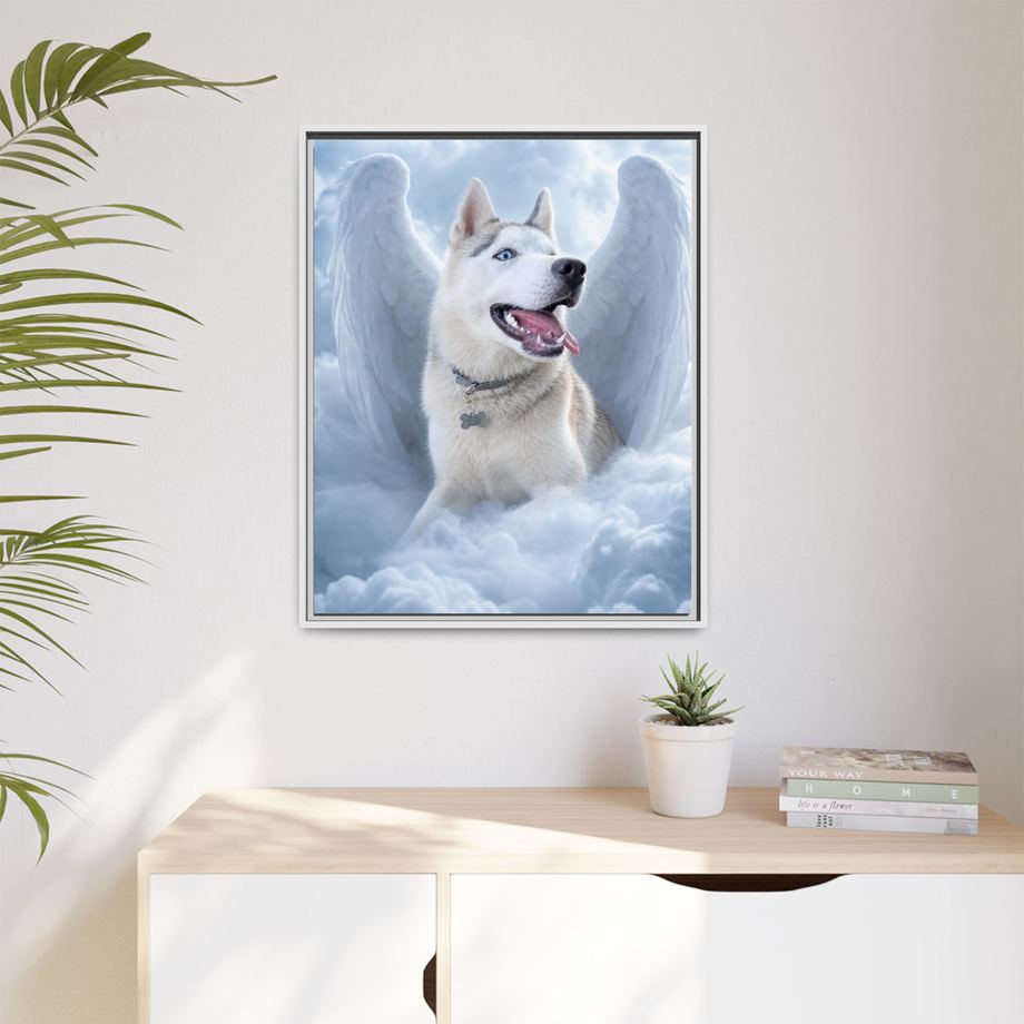 Framed 24x30 White context