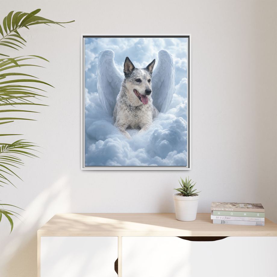 Framed 24x30 White context