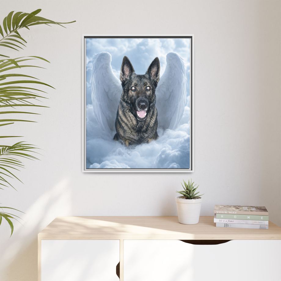 Framed 24x30 White context
