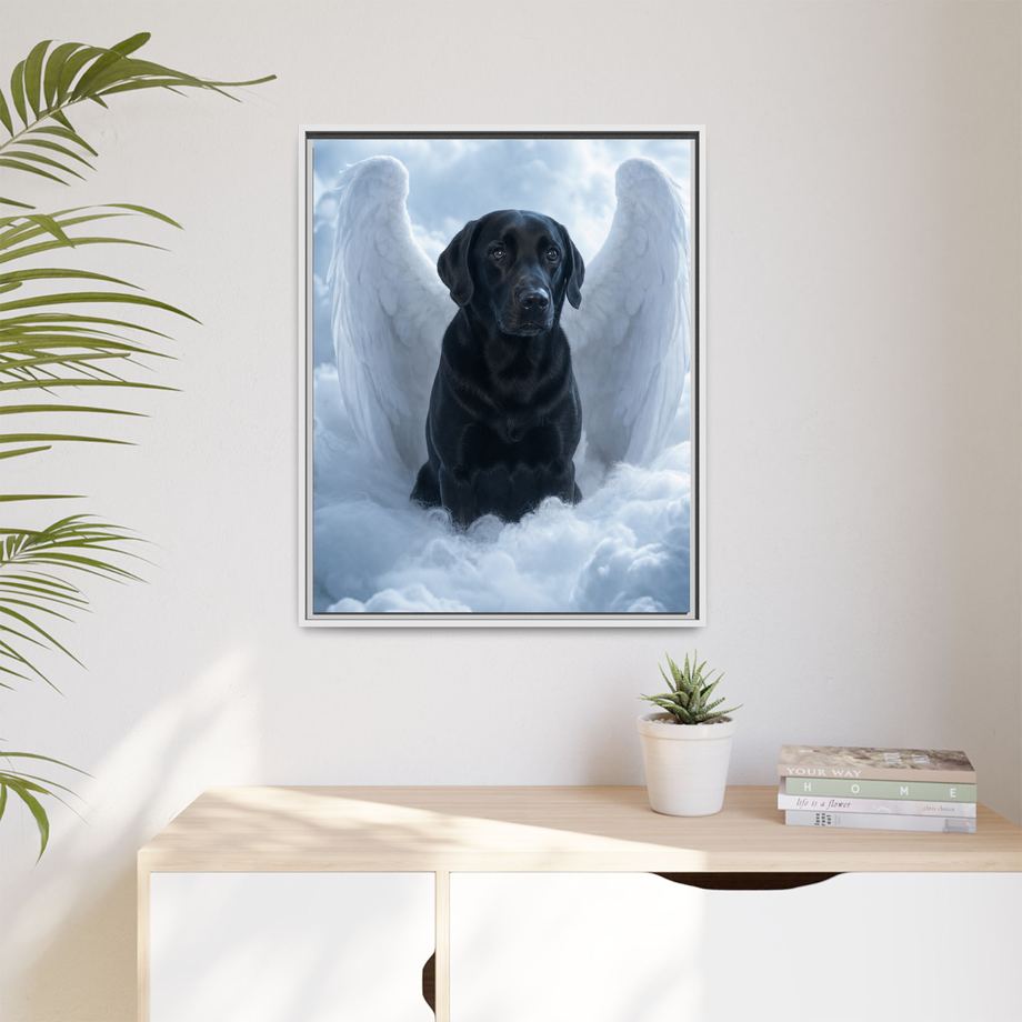 Framed 24x30 White context