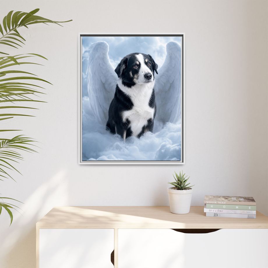 Framed 24x30 White context