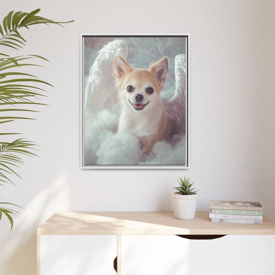 Framed 24x30 White context