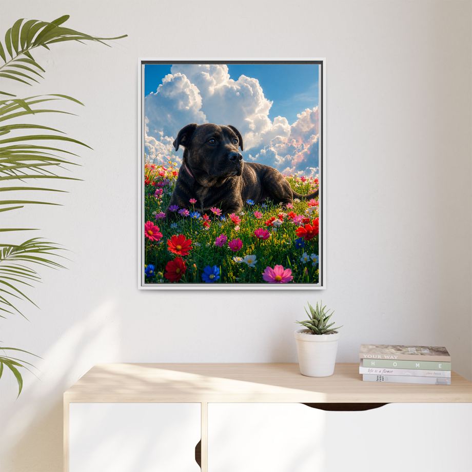 Framed 24x30 White context