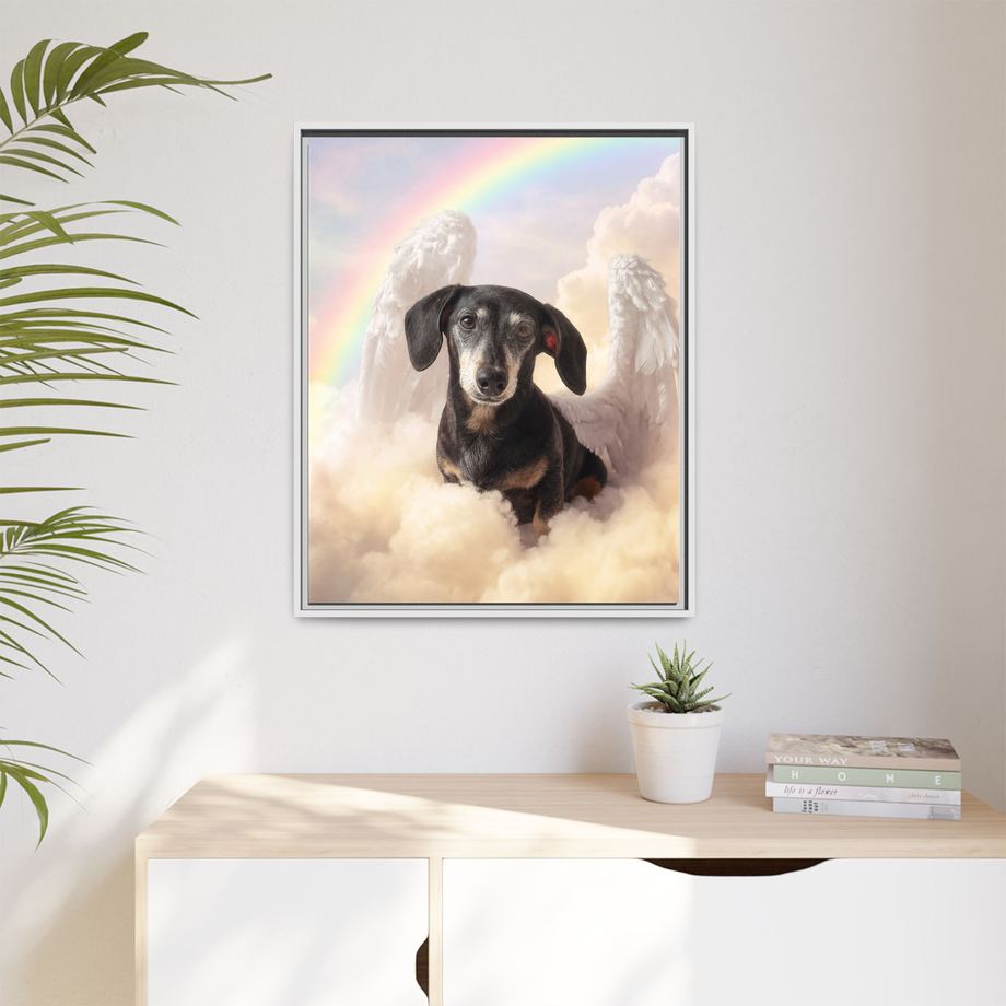 Framed 24x30 White context