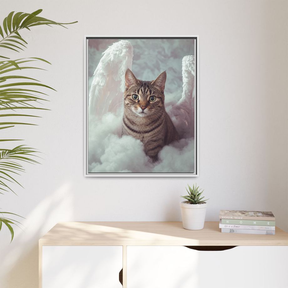 Framed 24x30 White context