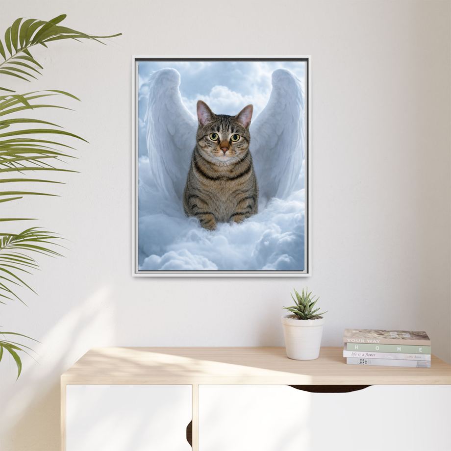 Framed 24x30 White context