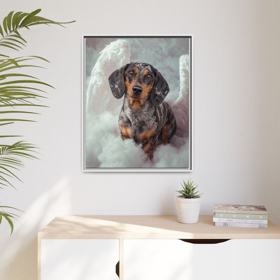 Framed 24x30 White context
