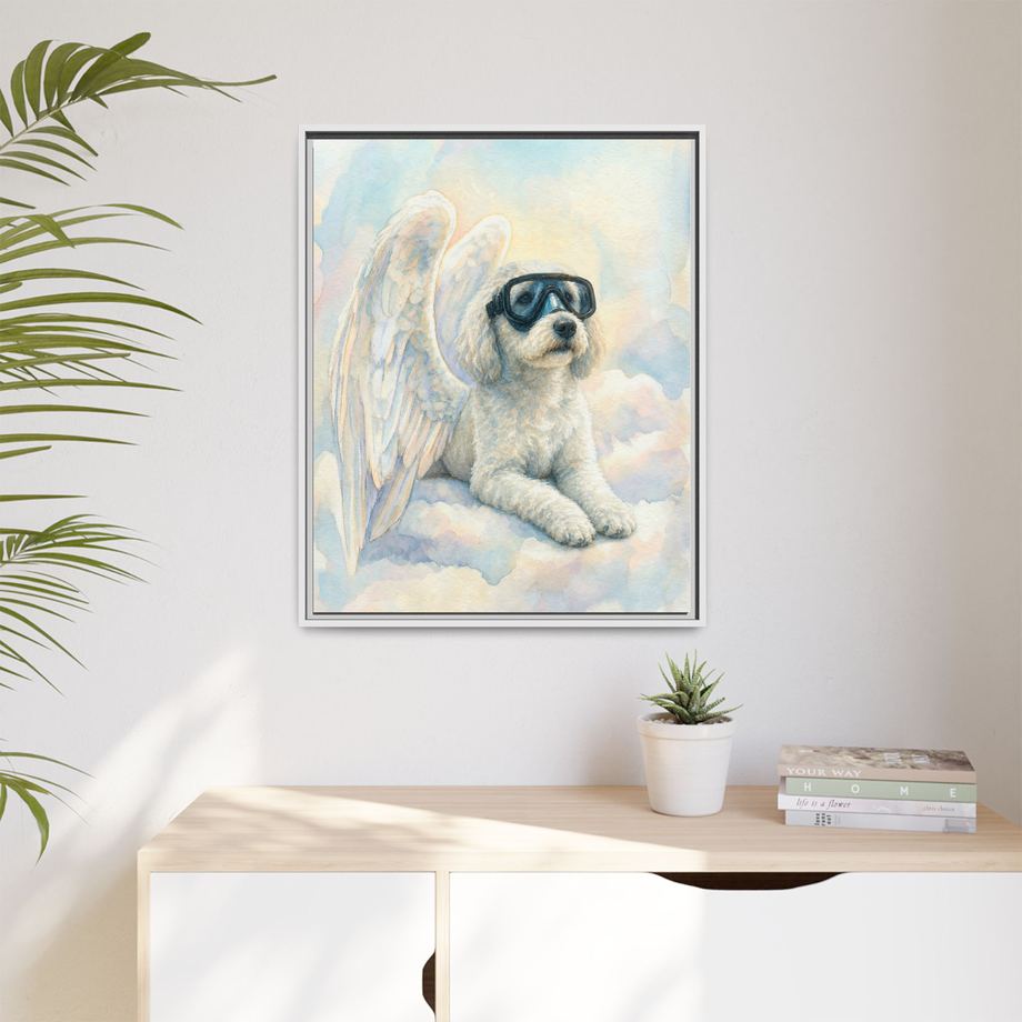 Framed 24x30 White context
