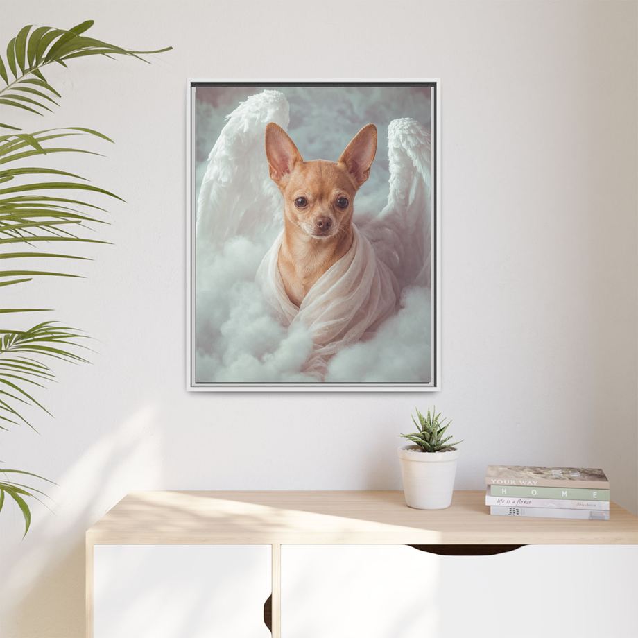 Framed 24x30 White context