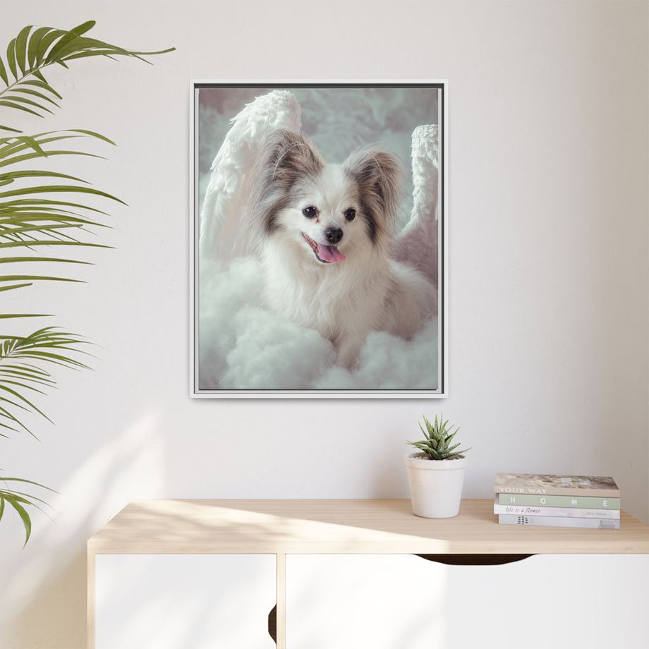 Framed 24x30 White context
