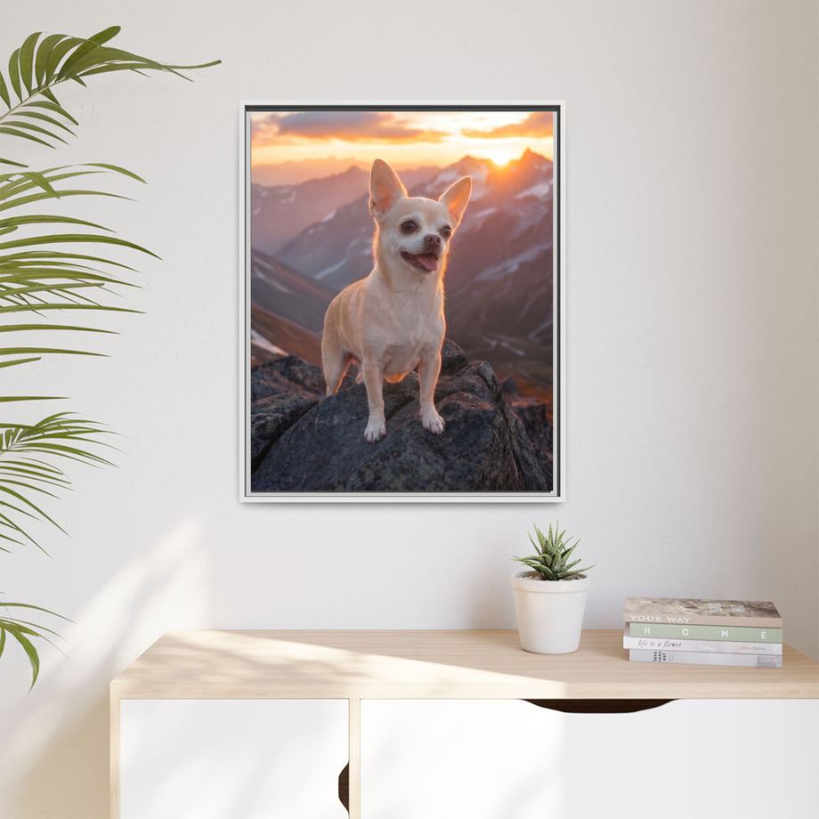Framed 24x30 White context