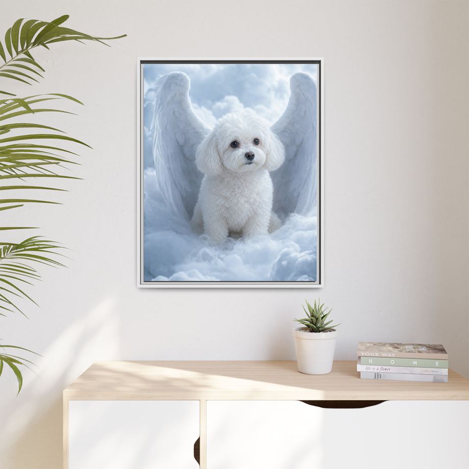 Framed 24x30 White context