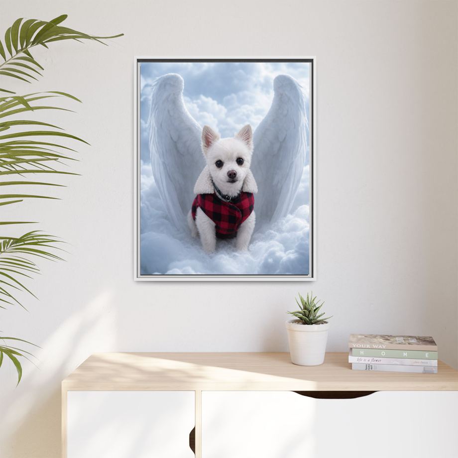 Framed 24x30 White context