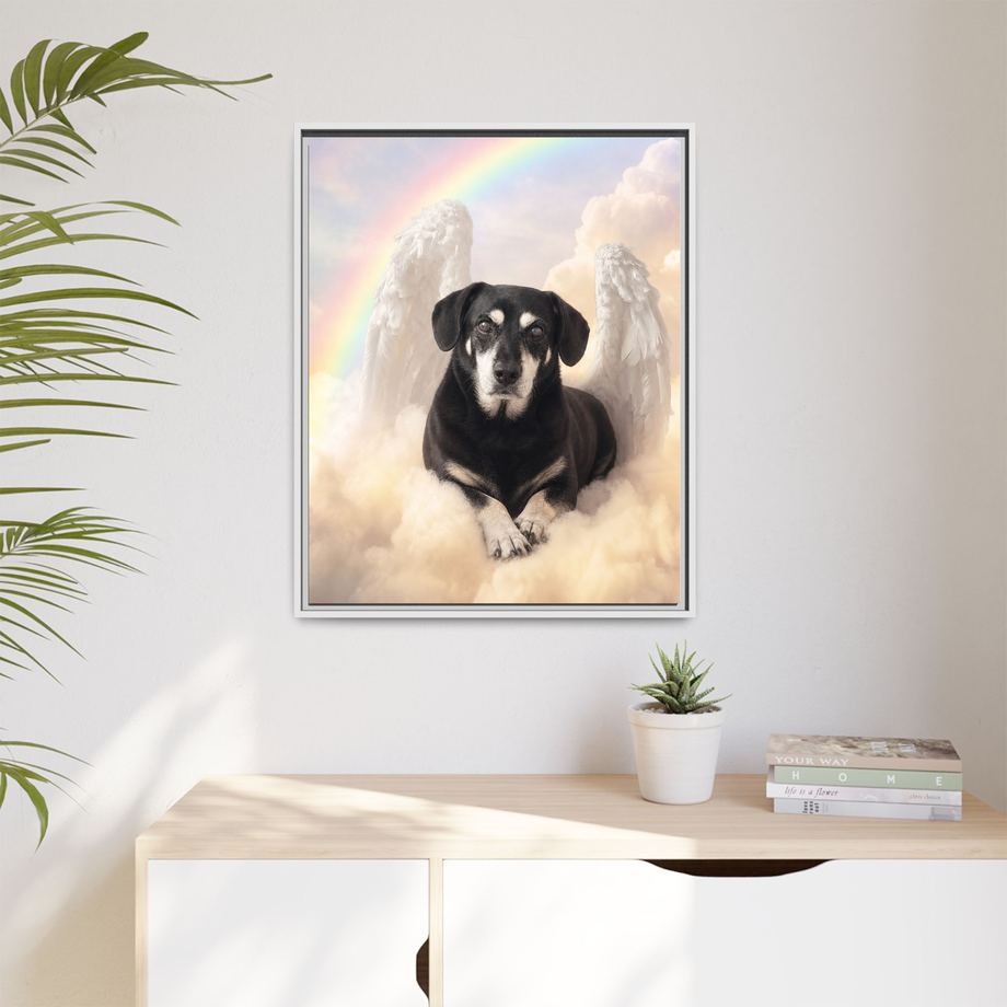 Framed 24x30 White context