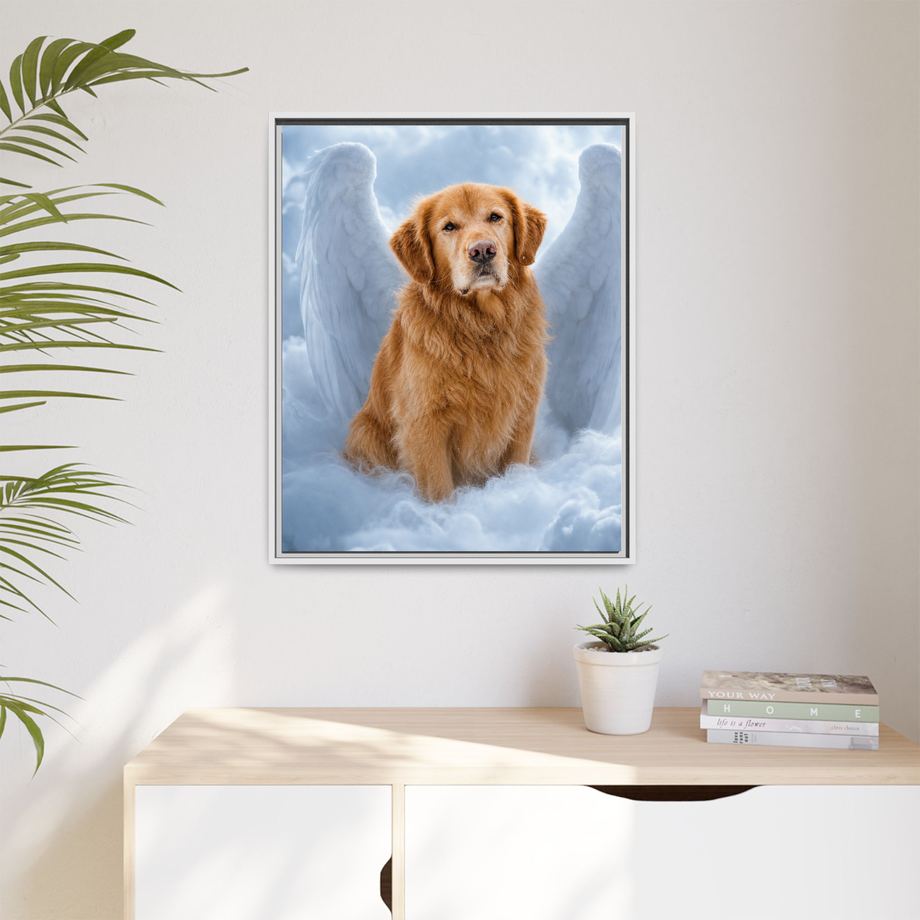 Framed 24x30 White context