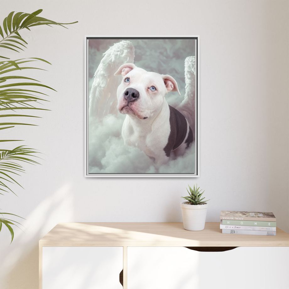 Framed 24x30 White context
