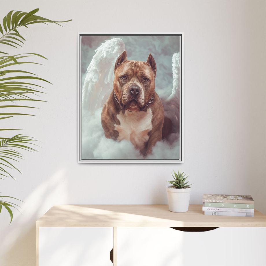 Framed 24x30 White context
