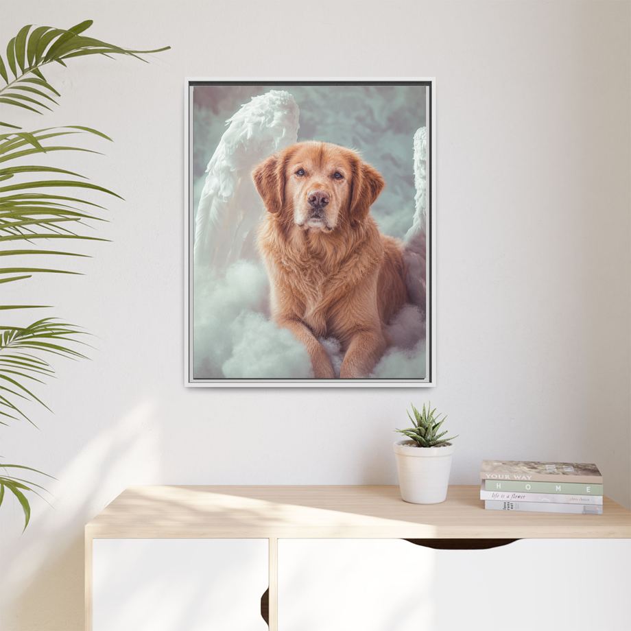 Framed 24x30 White context