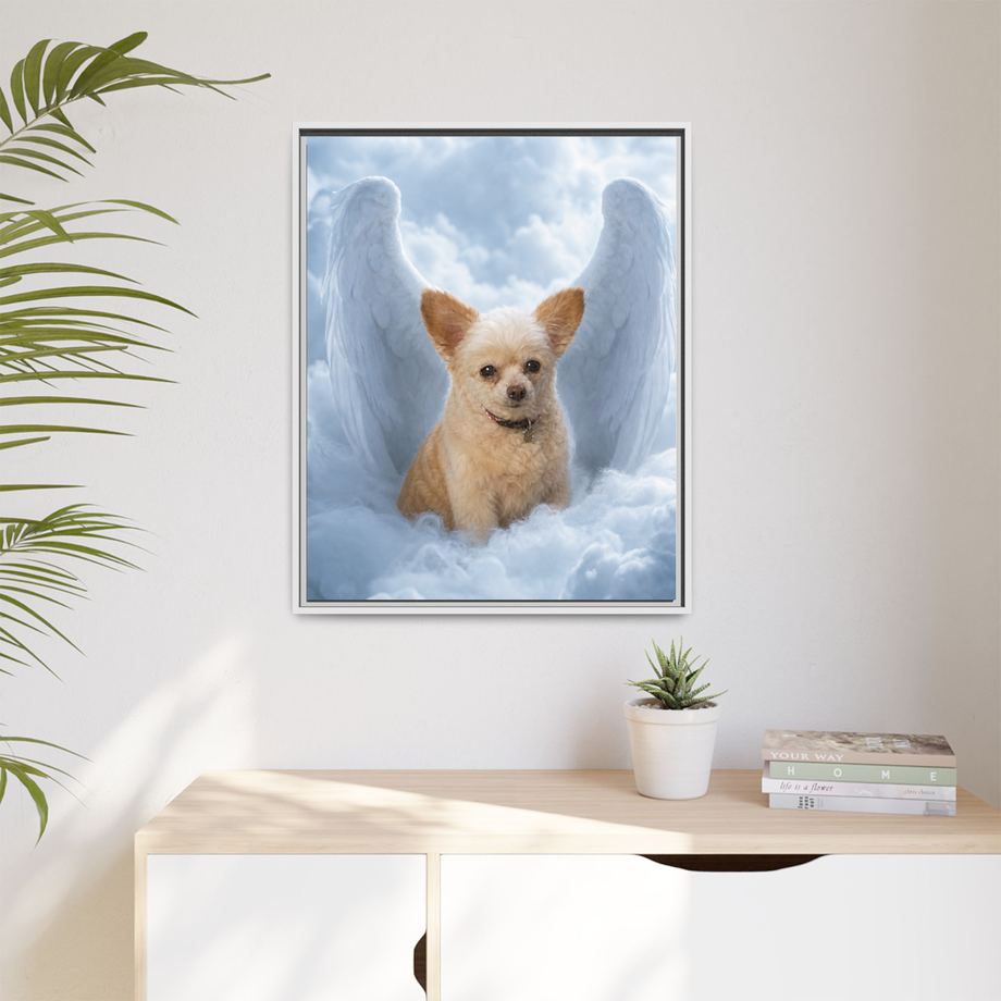 Framed 24x30 White context