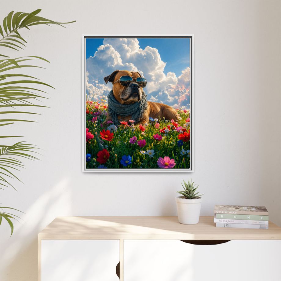 Framed 24x30 White context