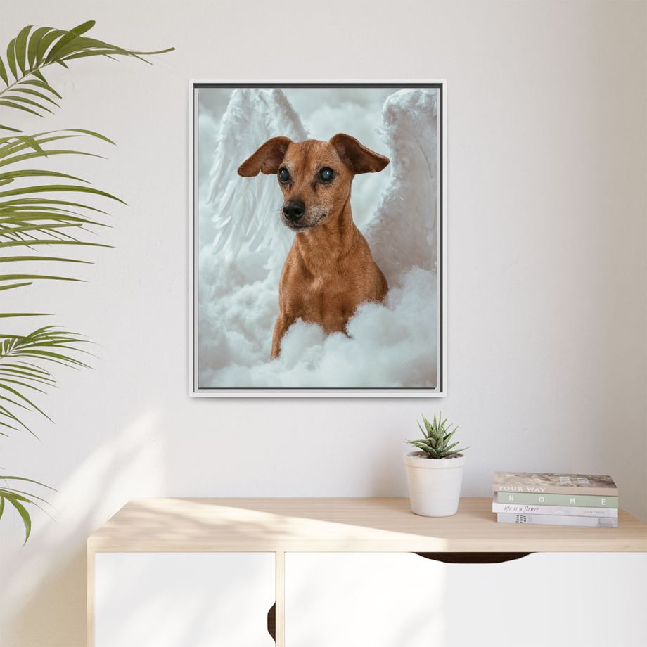 Framed 24x30 White context