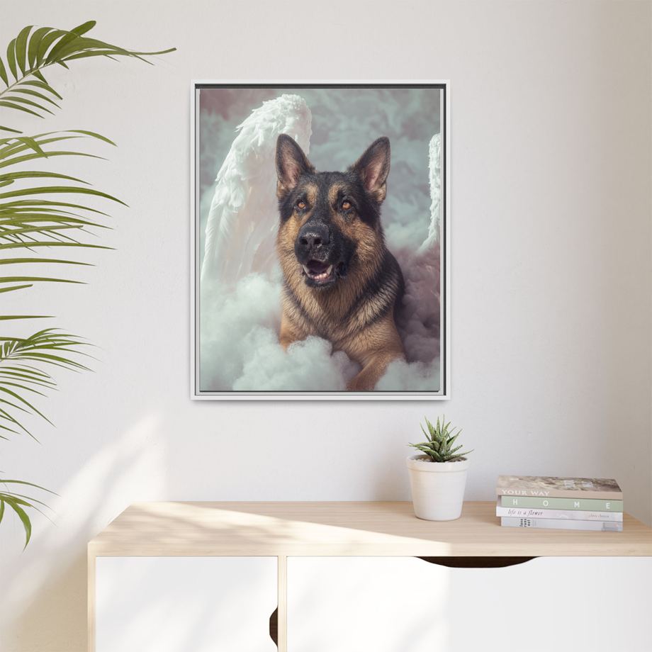 Framed 24x30 White context