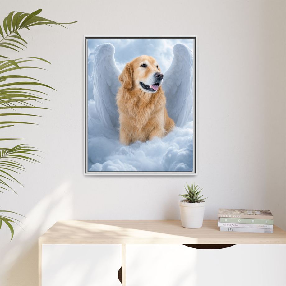 Framed 24x30 White context