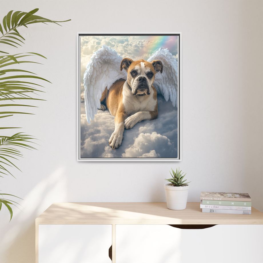 Framed 24x30 White context